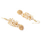 Priyaasi Women White Beads Gold-Polished Jewellery Set - Swadesiicart