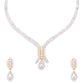Priyaasi Women American Diamond Gold-Polished Jewellery Set - Swadesiicart