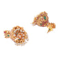 Priyaasi Women Kemp Stones Pearls Gold-Polished Floral Jewellery Set - Swadesiicart