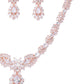 Priyaasi Women American Diamond Rose Gold-Polished Jewellery Set - Swadesiicart