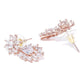 Priyaasi Women American Diamond Rose Gold-Polished Jewellery Set - Swadesiicart