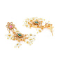 Priyaasi Women Ruby Emerald Kundan Beads Gold-Polished Jewellery Set - Swadesiicart