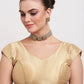 Priyaasi Women Grey Beads Kundan Pearls Gold-Polished Jewellery Set - Swadesiicart