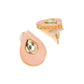 Priyaasi Women Pink Kundan Gold-Polished Paisley Jewellery Set - Swadesiicart