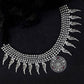 Priyaasi Women Ruby German Silver Oxidised Jewellery Set - Noz2Toz