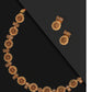 Priyaasi Women Stones Beads Gold-Polished Floral Jewellery Set - Noz2Toz