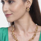 Priyaasi Women Stones Beads Gold-Polished Floral Jewellery Set - Swadesiicart