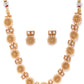 Priyaasi Women Stones Beads Gold-Polished Floral Jewellery Set - Swadesiicart