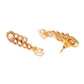 Priyaasi Women Kundan Pearls Beads Gold-Polished Layered Jewellery Set - Swadesiicart