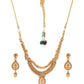 Priyaasi Women Kundan Beads Gold-Polished Jewellery Set - Swadesiicart