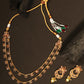 Priyaasi Women Kundan Pearls Gold-Polished Layered Jewellery Set - Noz2Toz