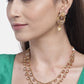 Priyaasi Women Kundan Pearls Gold-Polished Layered Jewellery Set - Swadesiicart