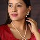 Priyaasi Women Pearls Beads Gold-Polished Floral Jewellery Set - Swadesiicart