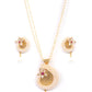 Priyaasi Women Pearls Beads Gold-Polished Floral Jewellery Set - Swadesiicart