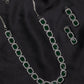 Priyaasi Women Emerald Delight - Green American Diamond Jewellery Set - Swadesiicart
