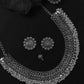 Priyaasi Women German Silver Oxidised Ghungroo Jewellery Set With Ring & Nosepin - Noz2Toz