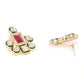 Priyaasi Women Grey Beads Kundan Gold-Polished Ranihaar Jewellery Set - Swadesiicart