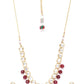 Priyaasi Women Maroon Pearls Kundan Gold-Polished Jewellery Set - Swadesiicart