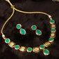 Priyaasi Women Turquoise Blue Stones Jewellery Set - Noz2Toz