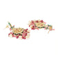 Priyaasi Women Multicolor Stones Kundan Beads Pearls Gold-Polished Jewellery Set - Swadesiicart