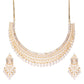 Priyaasi Women Gold-Polished American Diamond Jewellery Set - Swadesiicart