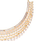 Priyaasi Women Gold-Polished American Diamond Jewellery Set - Swadesiicart