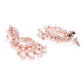 Priyaasi Women Rose Gold American Diamond Jewellery Set - Swadesiicart