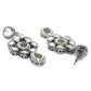 Priyaasi Women Black Kundan Emerald Stones Jewellery Set - Swadesiicart
