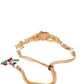 Priyaasi Women Red White Beads Kundan Gold-Polished Jewellery Set - Swadesiicart