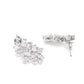 Priyaasi Women American Diamond Silver Plated Floral Jewellery Set - Swadesiicart