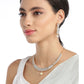 Priyaasi Women Pearls American Diamond Gold Pated Jewellery Set - Swadesiicart
