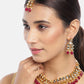 Priyaasi Women Kundan Gold-Polished Jewellery Set - Swadesiicart