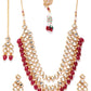 Priyaasi Women Kundan Gold-Polished Jewellery Set - Swadesiicart