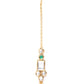 Priyaasi Women Kundan Emerald StonesGold-Polished Jewellery Set - Swadesiicart