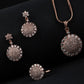 Priyaasi Women American Diamond Jewellery Sets with Ring - Noz2Toz