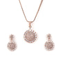 Priyaasi Women American Diamond Jewellery Sets with Ring - Swadesiicart