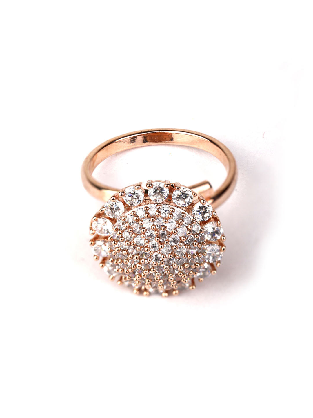 Priyaasi Women American Diamond Jewellery Sets with Ring - Swadesiicart