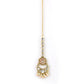 Priyaasi Women Peach Beads Pearls Kundan Gold-Polished Floral Traditional MaangTika Jewellery Set - Swadesiicart