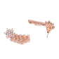Priyaasi Women American Diamond Rose Gold-Polished Ethnic Jewellery Set - Swadesiicart