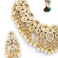 Priyaasi Women Kundan Beads Pearls Gold-Polished Traditional Jewellery Set - Swadesiicart