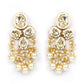 Priyaasi Women Kundan Beads Pearls Gold-Polished Traditional Jewellery Set - Swadesiicart
