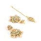 Priyaasi Women Multi-Color Beads Pearls Gold-Polished Rani Haar with Maang Tikka - Swadesiicart