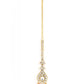Priyaasi Women Pink Beads Pearls Kundan Gold-Polished Jewellery Set with Maang Tikka - Swadesiicart