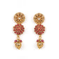 Priyaasi Women Ruby Kundan Pearls Gold-Polished Jewellery Set - Swadesiicart