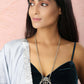 Priyaasi Women Ghungroo Silver Plated Temple Jewellery Set - Swadesiicart
