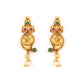 Priyaasi Women Beads Ruby Emerald Gold-Polished Temple Jewellery Set - Swadesiicart