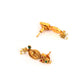 Priyaasi Women Beads Ruby Emerald Gold-Polished Temple Jewellery Set - Swadesiicart