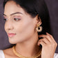 Priyaasi Women Gold-Polished Leaf Patterned Jewellery Set - Swadesiicart