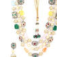 Priyaasi Women Multi-Color Beads Pearls Stones Gold-Polished Jewellery Set - Swadesiicart