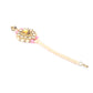 Priyaasi Women Pink Kundan Pearls Gold-Polished Jewellery Set with MaangTikka - Swadesiicart